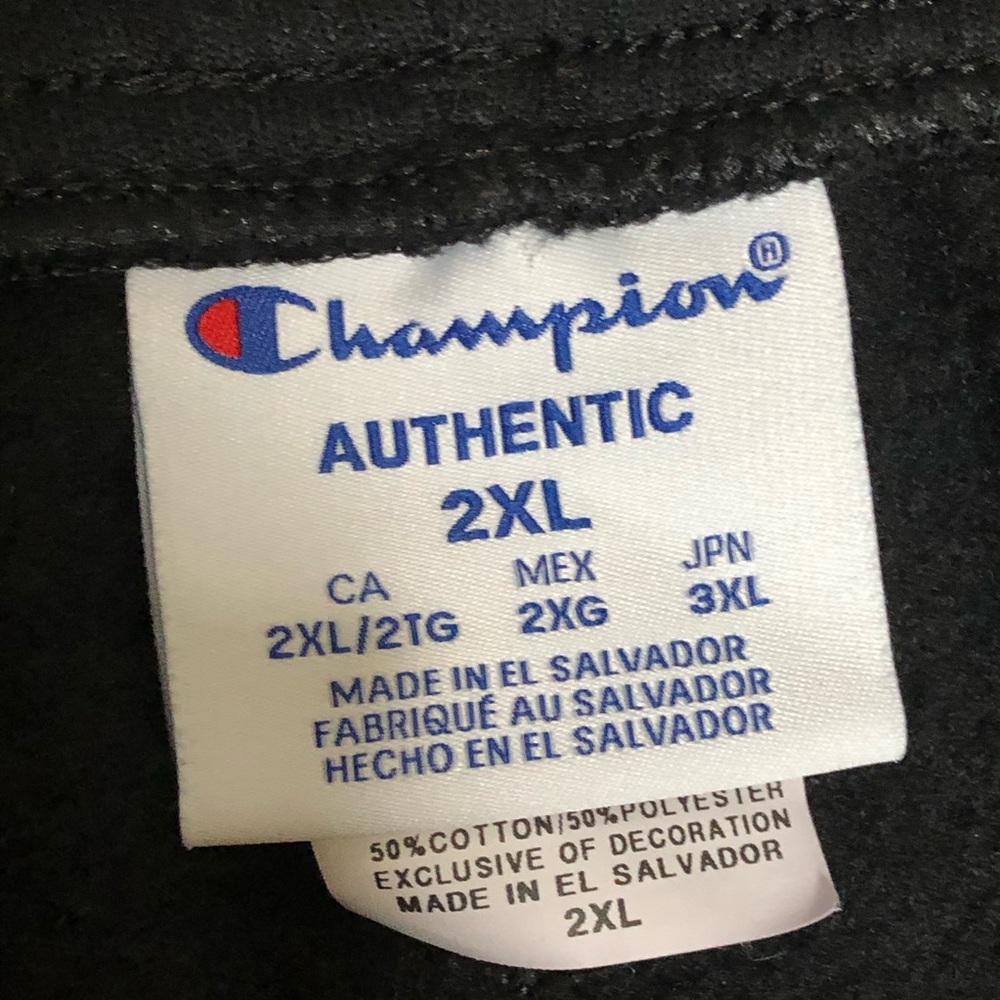 CHAMPION LOGO All-Over Print Cutoff Shorts Size 2XL - Picture 4 of 6